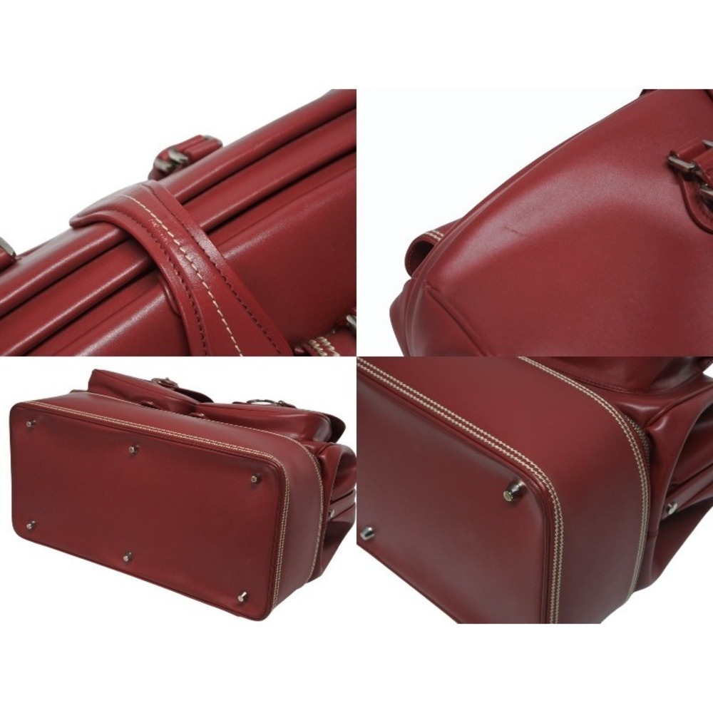 Christian Dior Doctors Bag Red Leather - Picture 7 of 10
